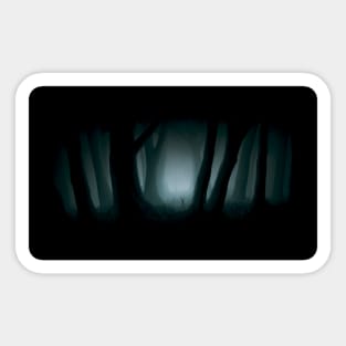 Creepy Forest Sticker